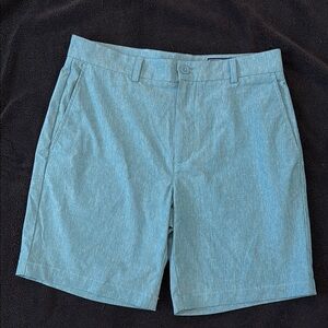 Vineyard Vines Light Blue Flat Front Shorts Size 32